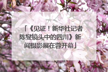 《见证！新华社记者陈燮镜头中的四川》新闻摄影展在蓉开幕