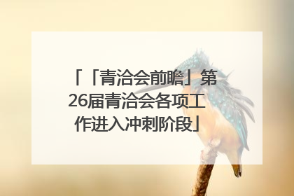 「青洽会前瞻」第26届青洽会各项工作进入冲刺阶段