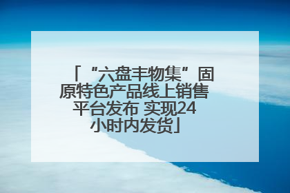 “六盘丰物集”固原特色产品线上销售平台发布 实现24小时内发货