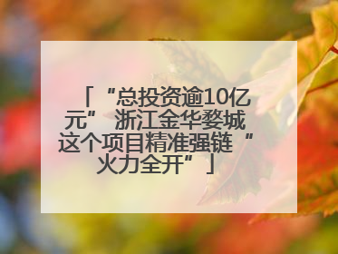 “总投资逾10亿元” 浙江金华婺城这个项目精准强链“火力全开”