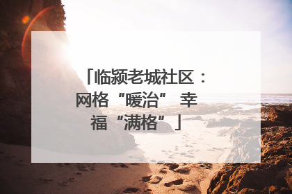临颍老城社区：网格“暖治” 幸福“满格”