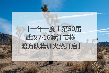 一年一度！第50届武汉7·16渡江节横渡方队集训火热开启