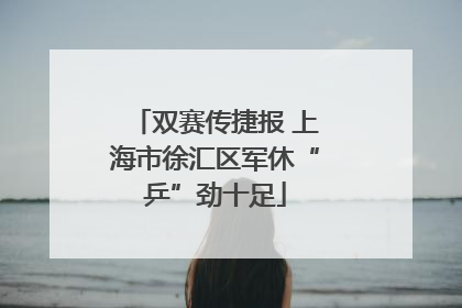 双赛传捷报 上海市徐汇区军休“乒”劲十足