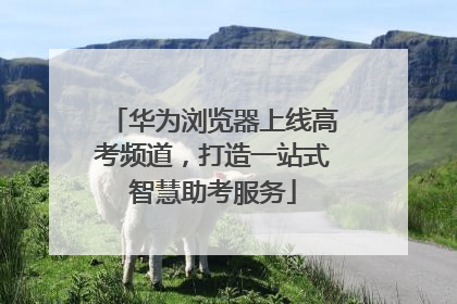 华为浏览器上线高考频道，打造一站式智慧助考服务