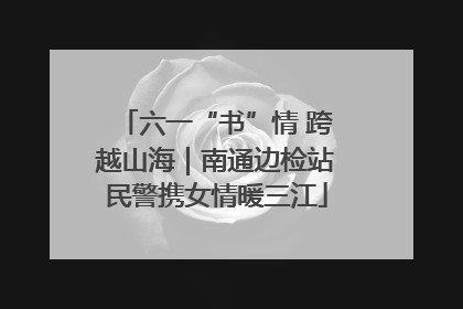 六一“书”情 跨越山海｜南通边检站民警携女情暖三江