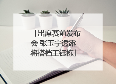 出席赛前发布会 张玉宁透露将搭档王钰栋
