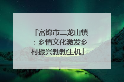 富锦市二龙山镇：乡情文化激发乡村振兴勃勃生机