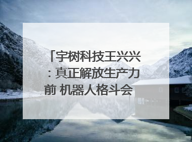 宇树科技王兴兴：真正解放生产力前 机器人格斗会成为全球受欢迎的赛事｜科技观察