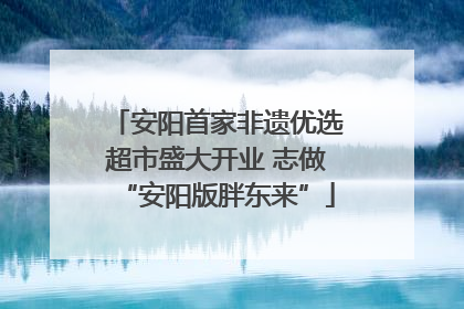 安阳首家非遗优选超市盛大开业 志做“安阳版胖东来”