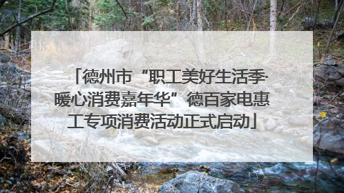 德州市“职工美好生活季·暖心消费嘉年华”德百家电惠工专项消费活动正式启动