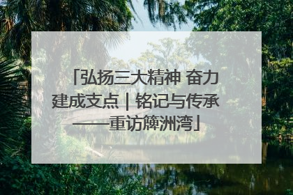 弘扬三大精神 奋力建成支点｜铭记与传承——重访簰洲湾