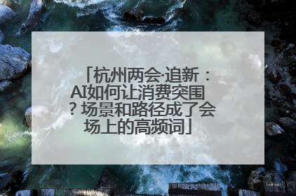 杭州两会·追新：AI如何让消费突围？场景和路径成了会场上的高频词