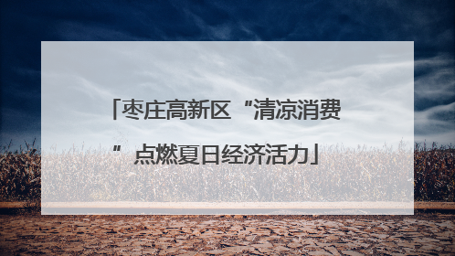 枣庄高新区“清凉消费”点燃夏日经济活力