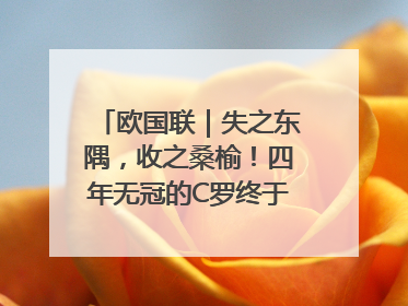 欧国联｜失之东隅，收之桑榆！四年无冠的C罗终于再次举起奖杯