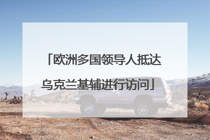 欧洲多国领导人抵达乌克兰基辅进行访问