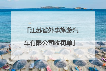 江苏省外事旅游汽车有限公司收罚单