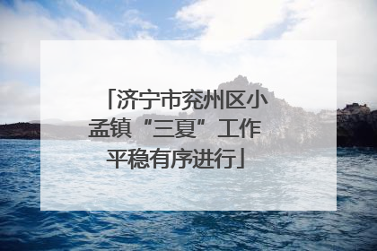 济宁市兖州区小孟镇“三夏”工作平稳有序进行