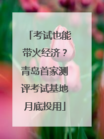 考试也能带火经济？青岛首家测评考试基地月底投用