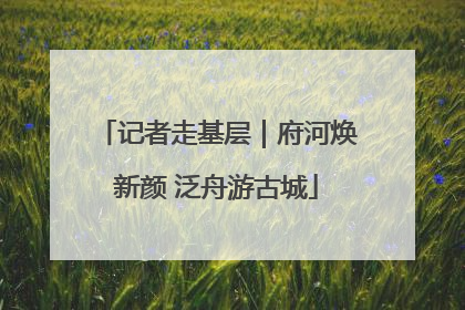 记者走基层｜府河焕新颜 泛舟游古城