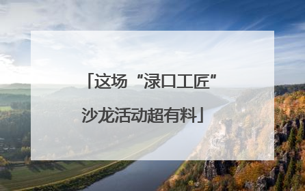 这场“渌口工匠”沙龙活动超有料