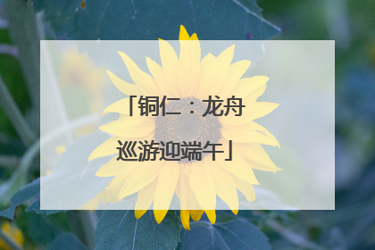 铜仁：龙舟巡游迎端午