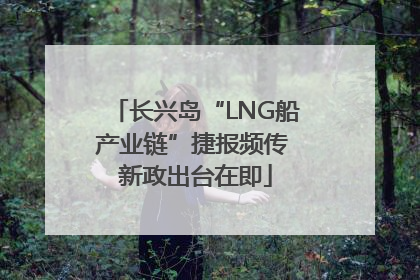 长兴岛“LNG船产业链”捷报频传 新政出台在即