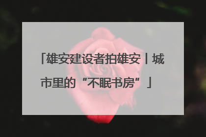 雄安建设者拍雄安丨城市里的“不眠书房”