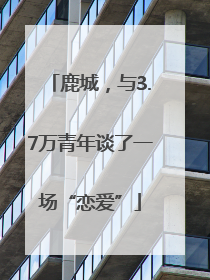 鹿城，与3.7万青年谈了一场“恋爱”