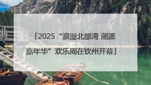 2025“浪漫北部湾 潮派嘉年华”欢乐周在钦州开幕