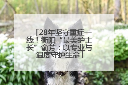 28年坚守重症一线！衡阳“最美护士长”俞芳：以专业与温度守护生命