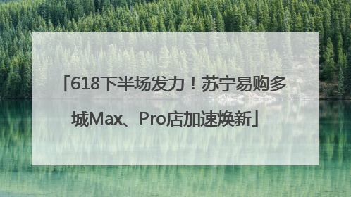 618下半场发力！苏宁易购多城Max、Pro店加速焕新